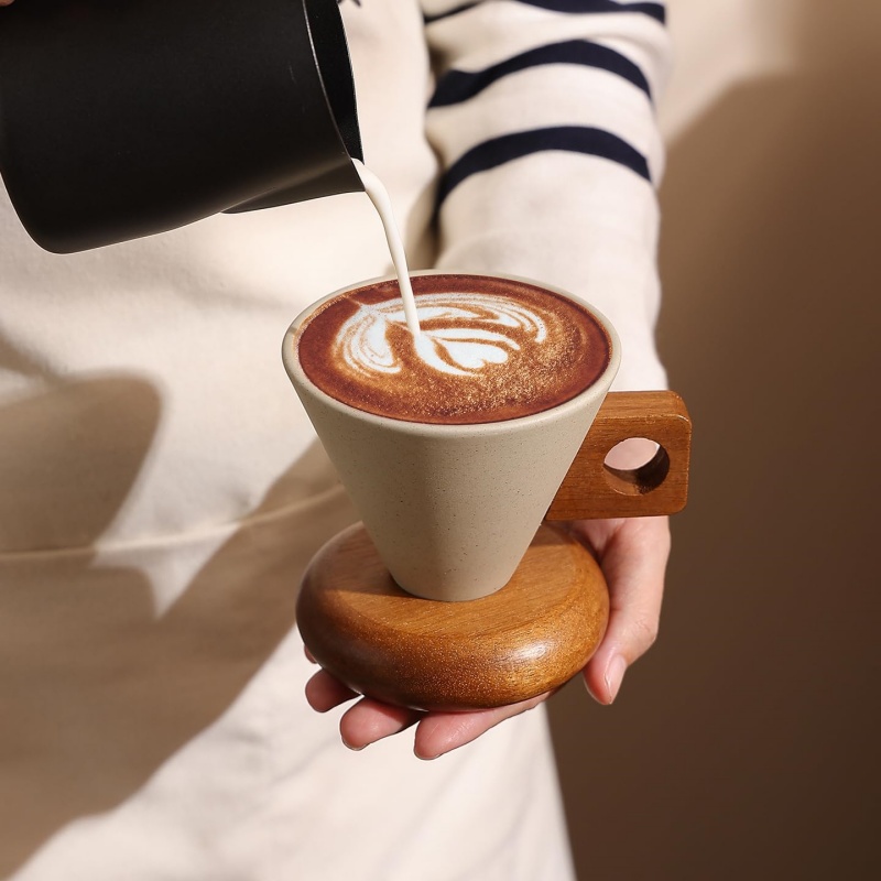 Retro Coffee Cups Heat-proof C - Tea Coffee Utensils recension och pris