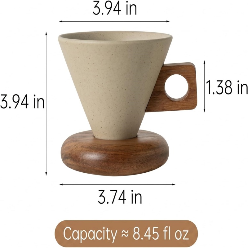 Retro Coffee Cups Heat-proof C - Tea Coffee Utensils recension och pris